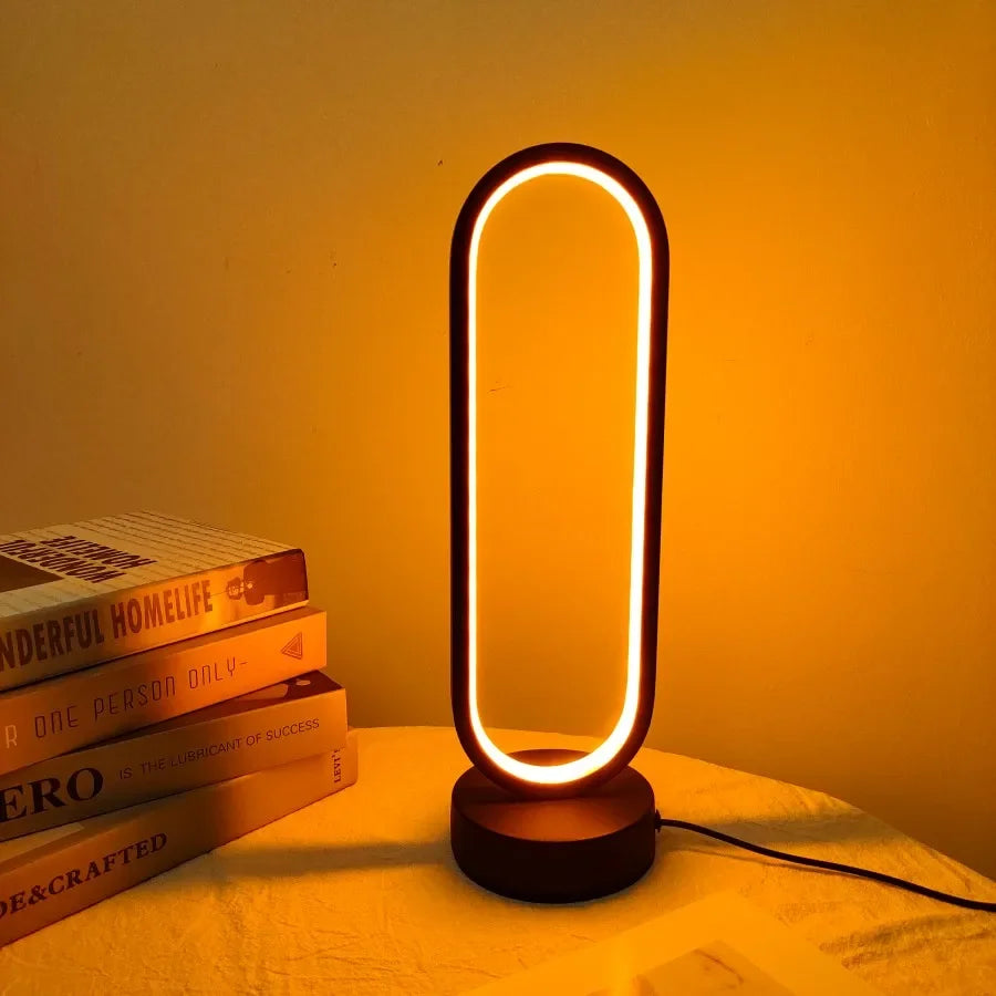 LED Ring Table Lamp